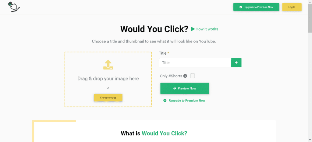 Would You Click
